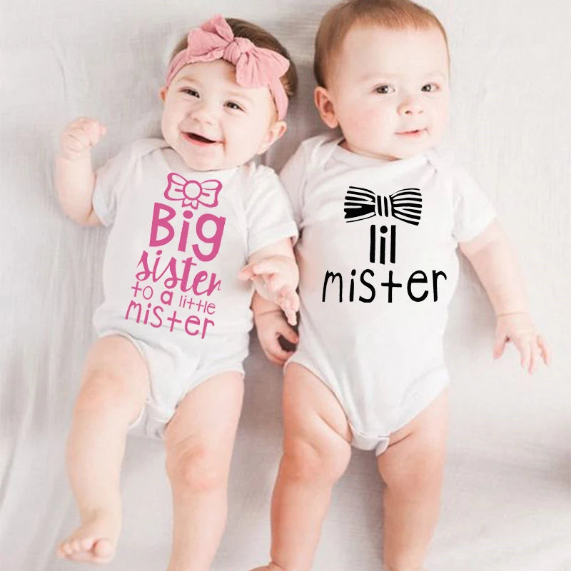 Matching onesies for sisters sale