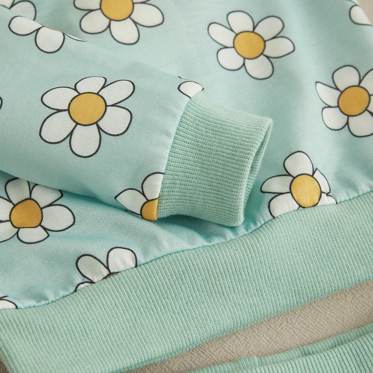 Flower Crewneck + Pants Set
