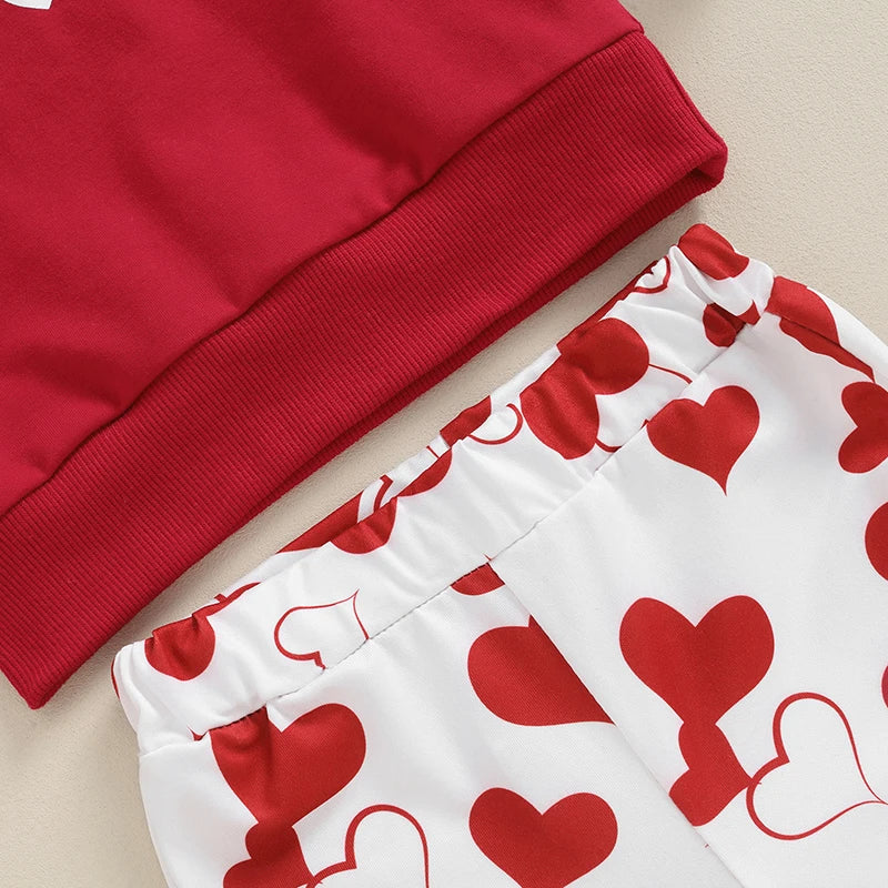 Valentine's Day Set Crewneck + Boho Pants