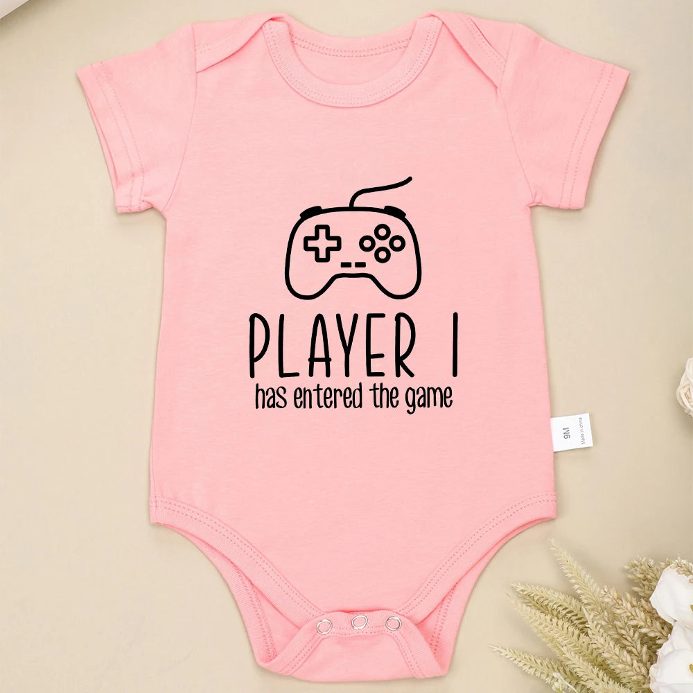 Fun Player 1 & Player 2 Matching Onesies – Kidstors