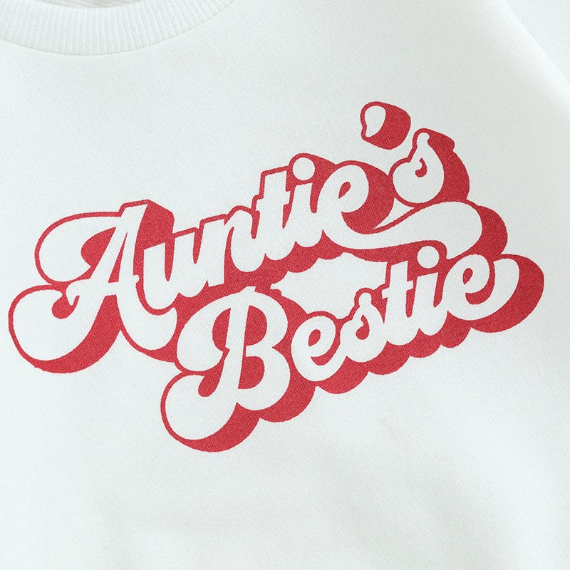 Auntie's Bestie Crewneck + Pants Set