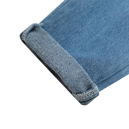 High-Waisted Toddler Denim Jeans with Elastic Waistband