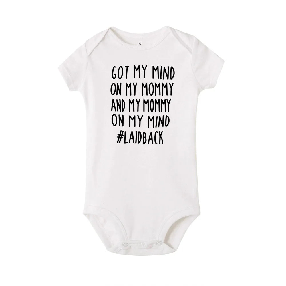 Got My Mind on My Mommy Onesie