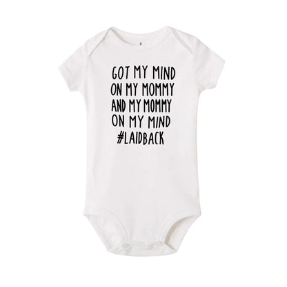 Got My Mind on My Mommy Onesie