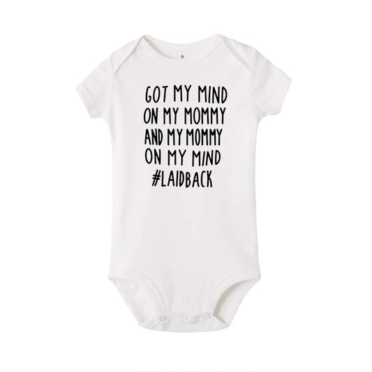 Got My Mind on My Mommy Onesie