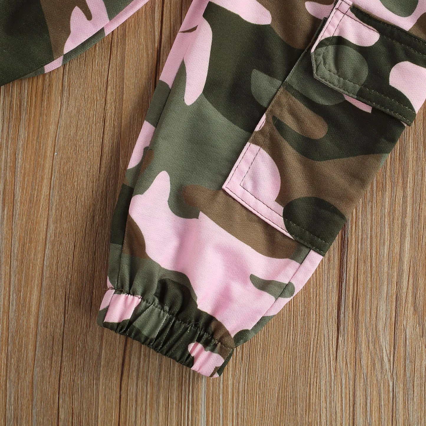 Toddler Girl Outfit Set of Blessed Tank Top + Military Pants