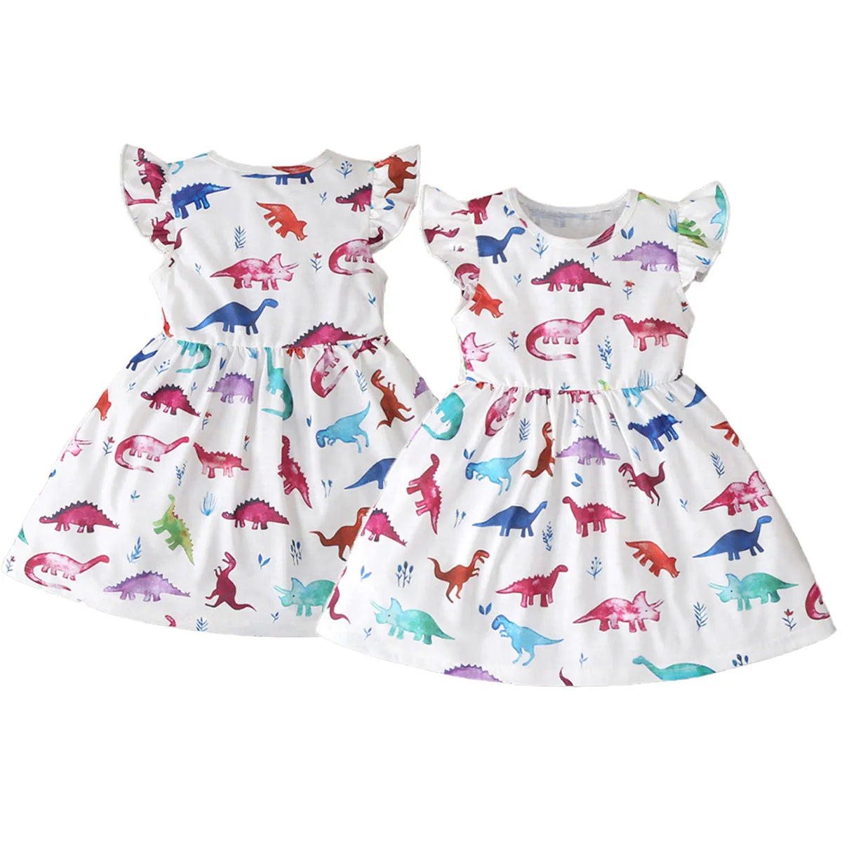 Dino Toddler Girl Dress