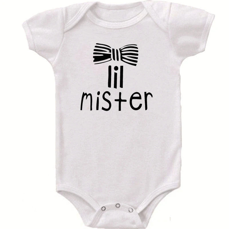 Big Sister Little Mister onesie