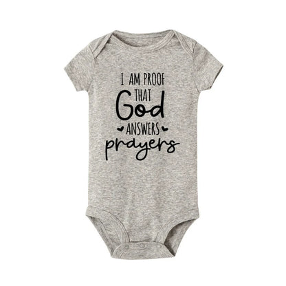 I Am Proof That God Answers Prayers Onesie