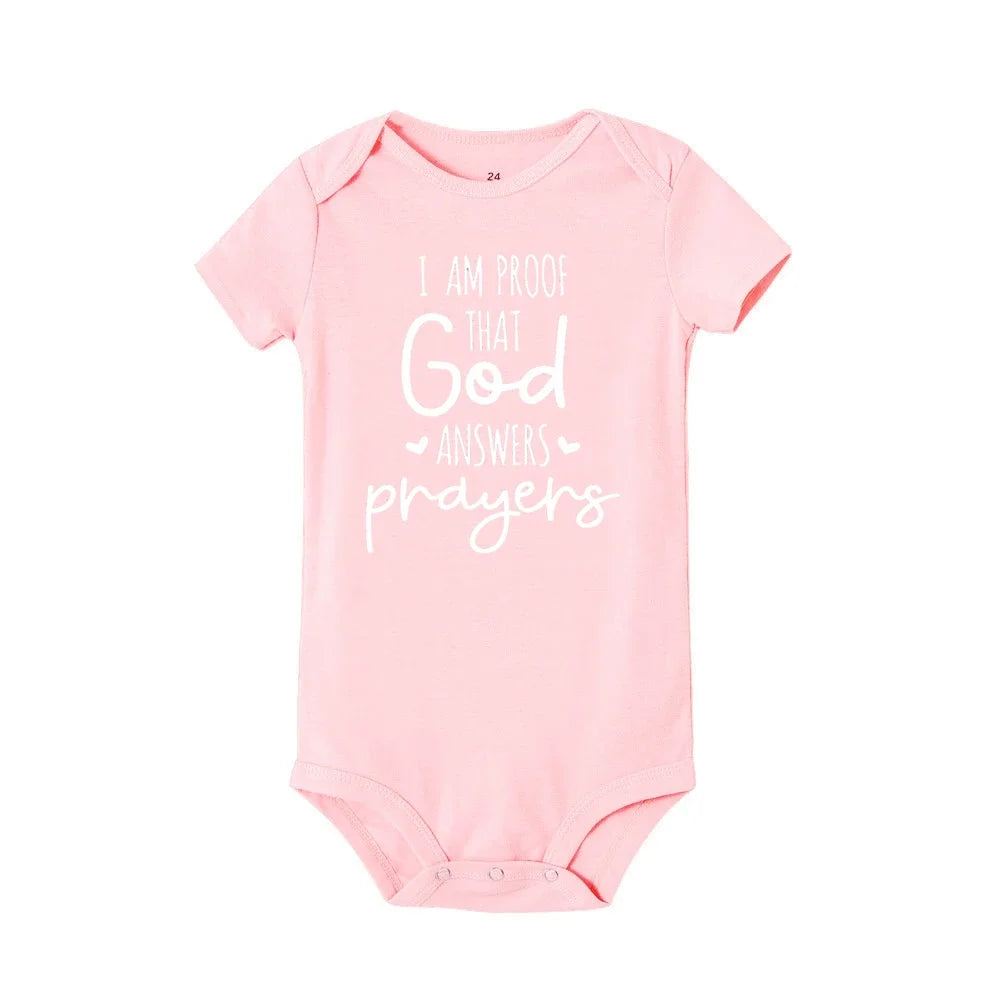 I Am Proof That God Answers Prayers Onesie