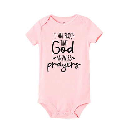 I Am Proof That God Answers Prayers Onesie