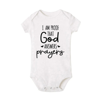 I Am Proof That God Answers Prayers Onesie