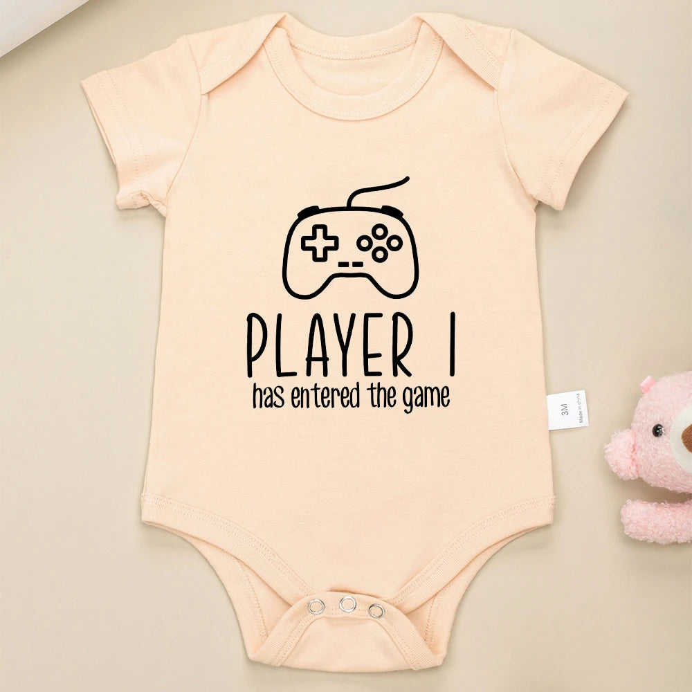 Fun Player 1 & Player 2 Matching Onesies – Kidstors