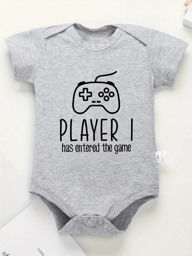 Fun Player 1 & Player 2 Matching Onesies – Kidstors