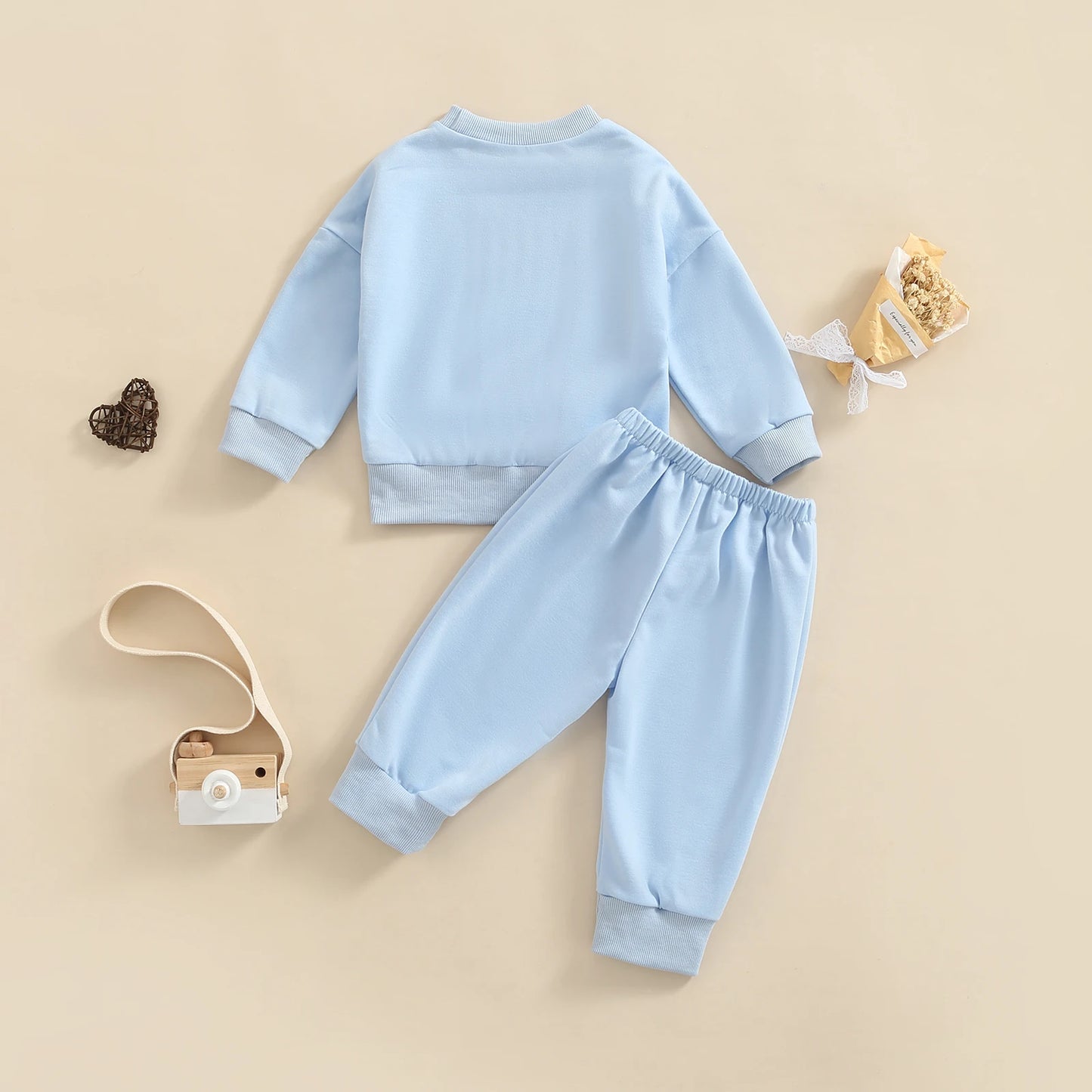 Cute Crewneck + Pants Set