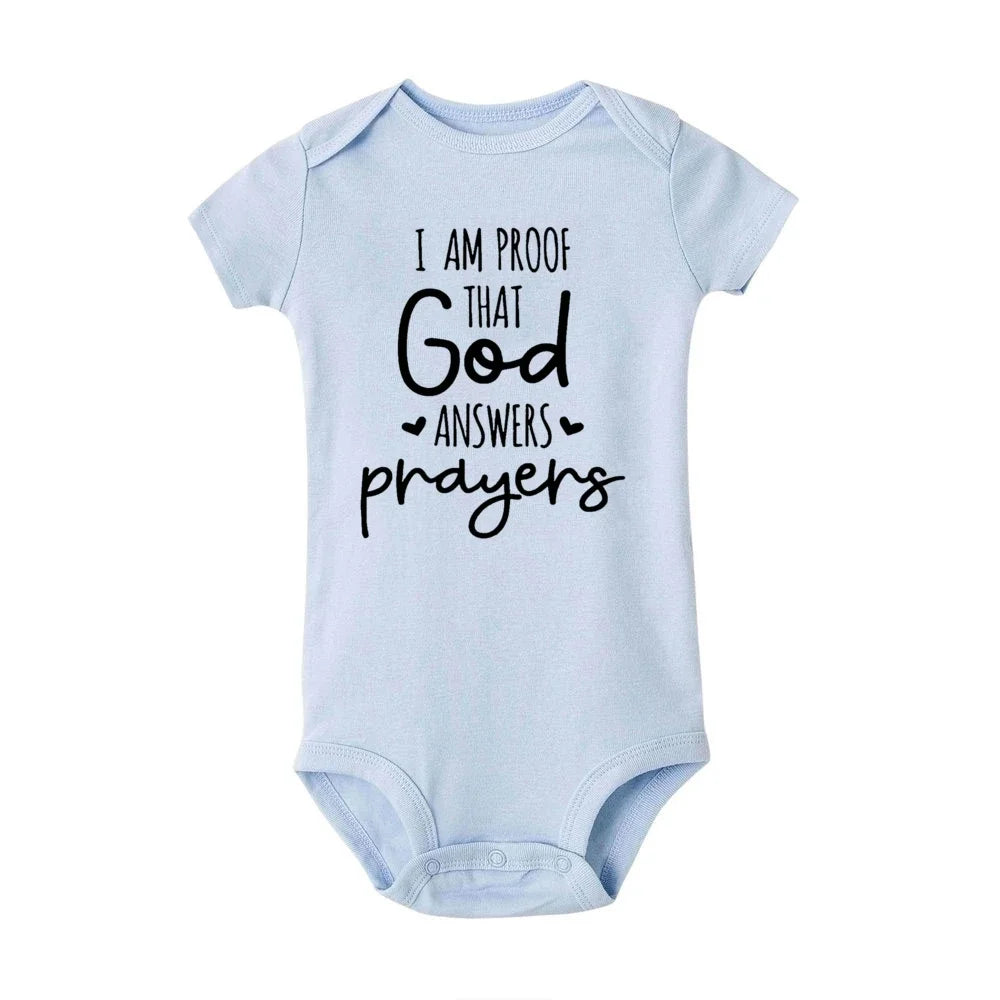 I Am Proof That God Answers Prayers Onesie