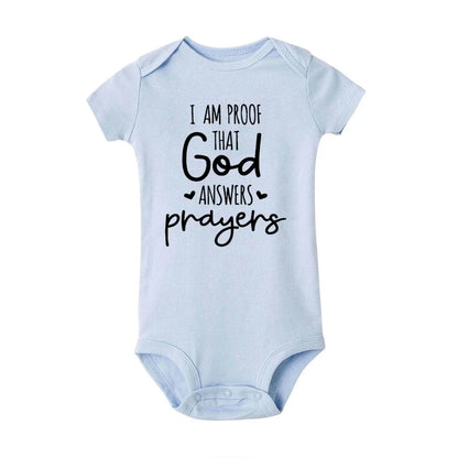 I Am Proof That God Answers Prayers Onesie