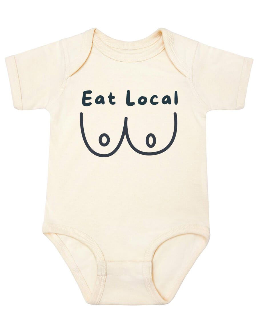 Eat local onesie - Kidstors