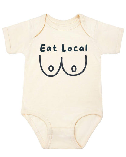 Eat local onesie - Kidstors