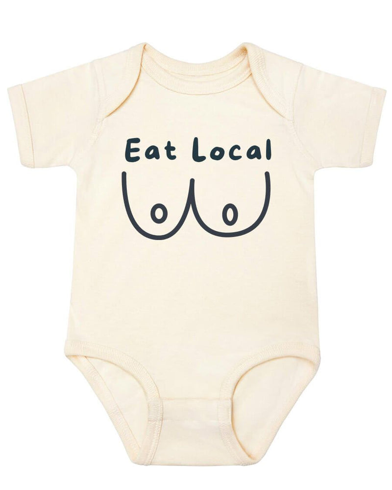 Eat local onesie - Kidstors