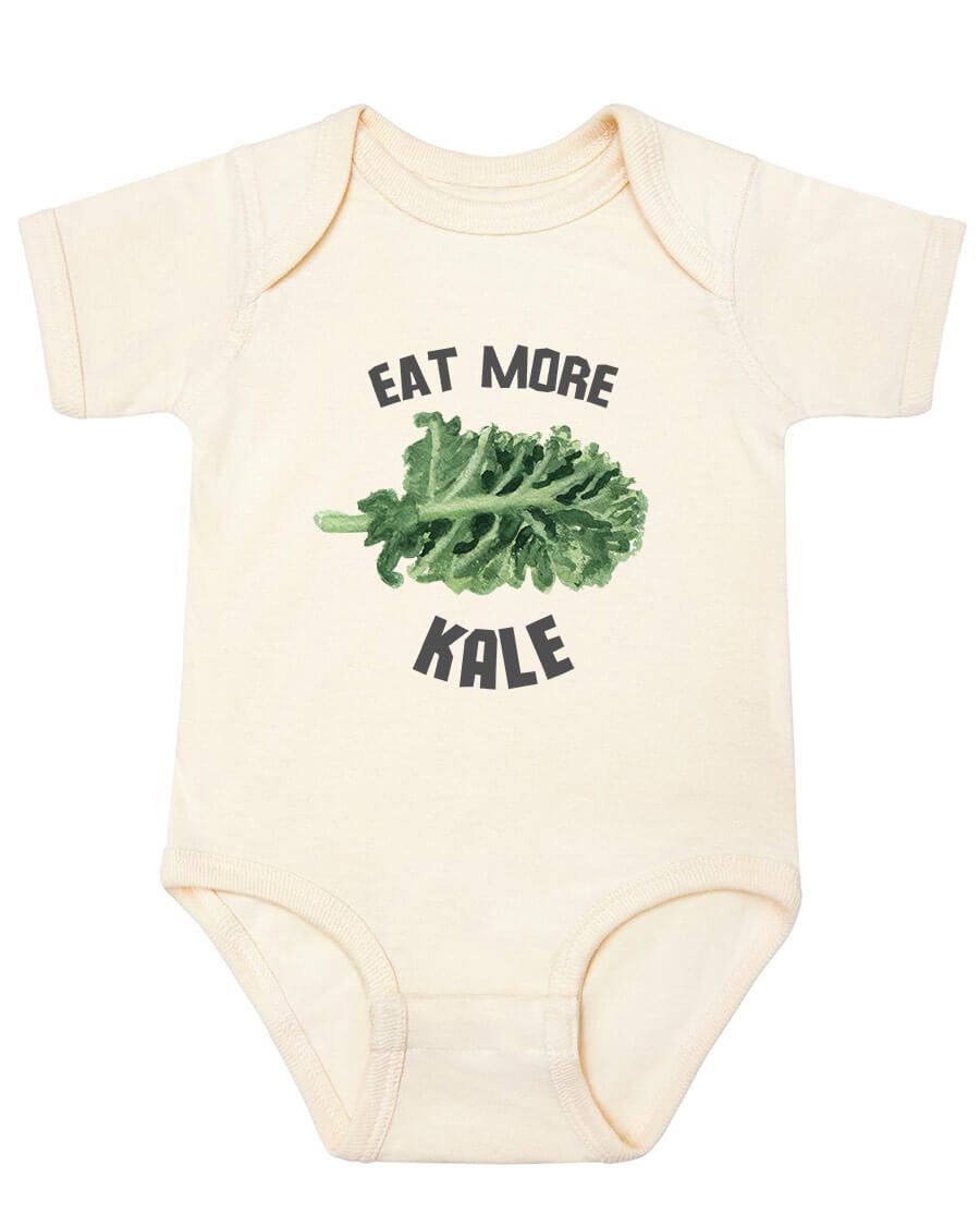 Eat more kale onesie - Kidstors