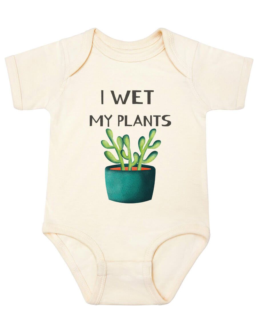 I wet my plants onesie - Kidstors