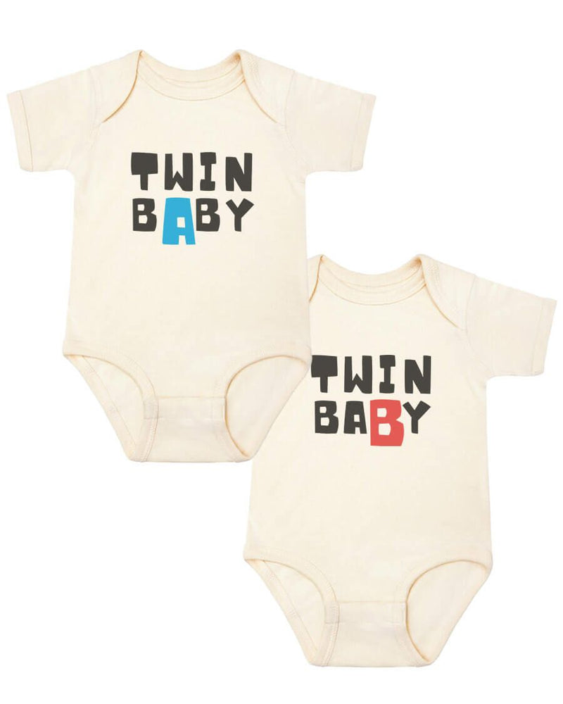 Twin a twin b twin onesies set - Kidstors